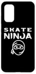 Coque pour Galaxy S20 Skate Ninja Skateboarding Skater Skateboarder Patinage sur glace