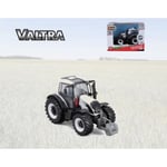 Monterade miniatyrer - Valtra Tractor - friktion 1/43 Burago