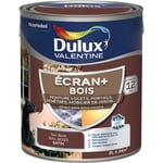 Ecran+ bois - Peinture satinée pour bois extérieur - Volets, portes, fenêtres, portails - Ton Bois 2 l Dulux Valentine