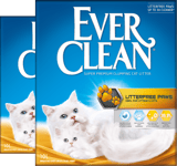 Litterfree Paws kattsand 2-pack - 2 x 10 L