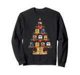 Funny Truck Driver Xmas Lighting Truck Driver Christmas Tree Sweatshirt