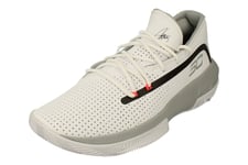 Under Armour Sc 3Zero III Mens White Basketball Trainers - Size UK 8