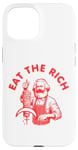 Coque pour iPhone 15 Eat the rich - Karl Marx Eat Döner Kebab Rich