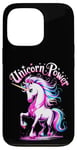 iPhone 13 Pro Cute Girl's Magical Unicorn Power Case