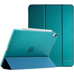 ProCase Coque pour iPad Air 11 Pouces (M2) 2024, Air 5ème 2022, iPad Air 4ème 2020 10.9 Pouces, Étui de Protection Anti-Chute, Rabat Magnétique Stable -Émeraude