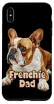 Coque pour iPhone XS Max Frenchie Dad Bouledogue français Père animal de compagnie mignon adorable