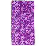 M-Wave Purple Squared Écharpe Tube Multifonction Adulte-Mixte, Motifs, 24 x 48 cm