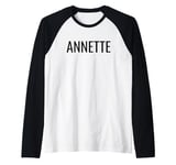 Annette Raglan Baseball Tee