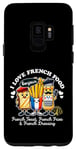 Coque pour Galaxy S9 I Love French Food Bonjour Jolie vinaigrette pour toasts frites