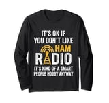 Amateur Ham Radio Operator CB Radio Enthusiast Ham Radio Dad Long Sleeve T-Shirt