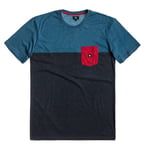 DC Shoes Suburban M Tees BQP0 Top de Sport Homme, Bleu (Ocean), XX-Large (Taille Fabricant: XXL)