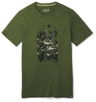 Smartwool Men's Merino Sport 150 Mountain Ventures Tee T-Shirt, Moss Green Heather, M