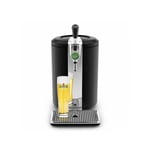 Krups - Machine a Biere - Tireuse Beertender Compact Machine biere pression, Compatible fûts de 5 l, Température parfaite, Biere fraîche et mousseuse