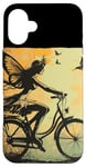 iPhone 16 Plus Fairy and butterflies on bike for boys and girls Case