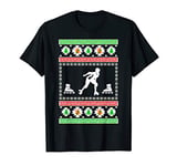 Roller Skating ugly christmas gift for mom dad T-Shirt