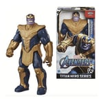 Marvel Avengers - THANOS (Figurine D'Action Deluxe 30Cm, Avec Blaster Titan)