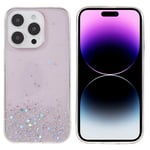 Trolsk Starry Sky Glitter Cover (iPhone 14 Pro Max) - Rosa