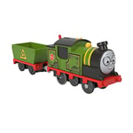 Fisher-Price Thomas et ses Amis, Locomotive motorisée Whiff, train fonctionnant à piles, avec wagon de marchandises, à collectionner, Jouet Enfant, Dès 3 ans, HMC23