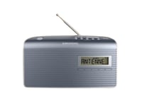 Grundig Music 7000X Dab+ Bp, Bærbar, Digitalt, Dab+, Fm, Lcd, Sølv, Ac / Batteri