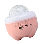 Ball Light Speaker Pink Multifunctional USB Charging Colorful Home HG