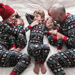 Familj matchande set julpyjamas jul nattkläder child child 5T