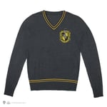 Harry Potter - Hufflepuff - Grey Knitted Sweater - Small