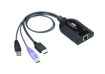 ATEN N KA7188 USB HDMI Virtual Media KVM Adapter Cable - KVM / audio / USB extender - HDMI - USB - for ATEN CN9850  KVM over IP KN1132VB