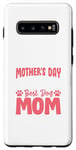 Coque pour Galaxy S10+ Happy Mother's Day To The World Best Dog Mom Fur Baby