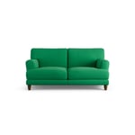 Habitat Askem Fabric 2 Seater Sofa - Emerald Green -Dark Leg