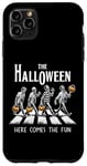 Coque pour iPhone 11 Pro Max Trick or Treating Zombies Hommes Femmes Enfants Amusant Halloween