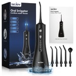 SEJOY Water Flosser Cordless 300ML Dental Oral Irrigator Teeth Cleaner 5 Modes