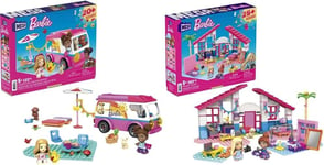 MEGA Barbie Adventure DreamCamper building set with 123 bricks and special piec