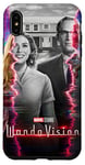 Coque pour iPhone XS Max Marvel WandaVision Scarlett With & Vision Glitch Poster