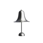 Verpan - Pantop Table Lamp, Matt Metallic, Excl. E14 Max 25W - Bordlamper - Verner Panton - Sølv