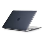 MacBook Air 13 M1 (A2337, 2020) / (A2179, 2020) genomskinlig fram- och baksida - Svart Svart