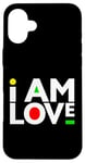 iPhone 16 Plus I Am Love Black Girl Magic Melanin Brown Skin Boys Mom Dad Case