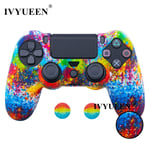 Splash D'art - Capuchons De Protection Antidérapants En Silicone Pour Manette Sony Dualshock 4, Ps4 Pro Slim, Capuchons De Poignée Analogiques