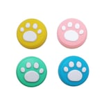 4 kpl Cat Paw Thumb Stick Grip Cap Cover PS3 / PS4 / PS5 / Xbox One / Xbox 360 -ohjaimen peliohjaimen ohjaussauvakotelon tarvikkeet