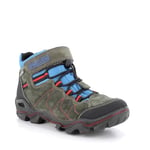 Primigi Homme Path GTX Botte de randonnée, Vert Militaire Bleu Ciel, 38 EU