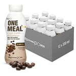 NUPO One Meal +Prime Caffe Latte Happiness – Ready-to-Drink Shake - Tasty meal replacement shake with 24 vitamins and minerals - High in protein - No added sugar - 12 x 330ml