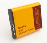 Batterie Li-Ion haut de gamme de marque Otech® pour Sony Cybershot DSC-HX9V