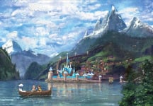 Disney Canvas Style Ulily Arendelle (Anna and the Snow Queen) 1000 piece [D-1000