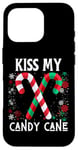 Coque pour iPhone 16 Pro Kiss My Candy Cane Fight Naughty Ugly Pull de Noël