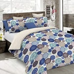 Italian Bed Linen Fantasy Duvet Cover (Made in Italy), murrine, Small Double