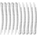 10 st Rhinestone Bobby Hair Pins, Små Klara Kristall Bobby Pins Bulk Shiny Hårklämmor Brud Hårtillbehör Hårklämmor Dekoration för Kvinnor Flickor