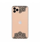 Coque iphone 11 PRO mandala double noir