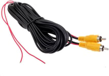 6M 20Ft Vidéo Cable Rallonge Rca Jack Câble Prise Phono Connecteur Plug Pour Recul Voiture Fil De Détection Rouge[VID062685]