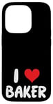 iPhone 14 Pro I Love Baker - Heart Case