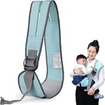 Baby Carrier, Portable Ergonomic Baby Sling with Adjustable Comfortable Shoulder Straps, Soft Anti-Slip Toddler Sling for Newborn, Infant up to 55Lbs (Green)