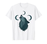 Wolf Howling At The Moon Wildlife Wolves Lovers Men Design T-Shirt